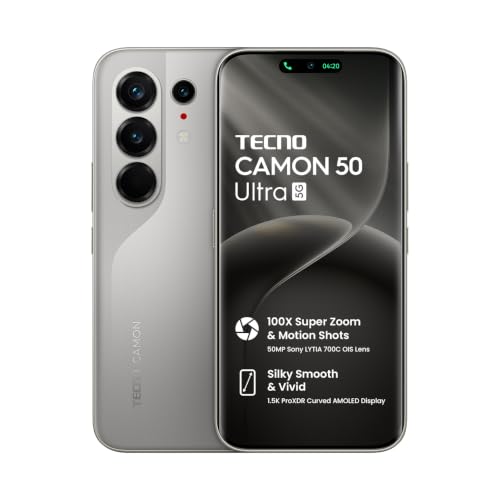 Tecno CAMON 50 Ultra 5G (8GB/256GB) at ₹37,198 (38% Off) – Amazon