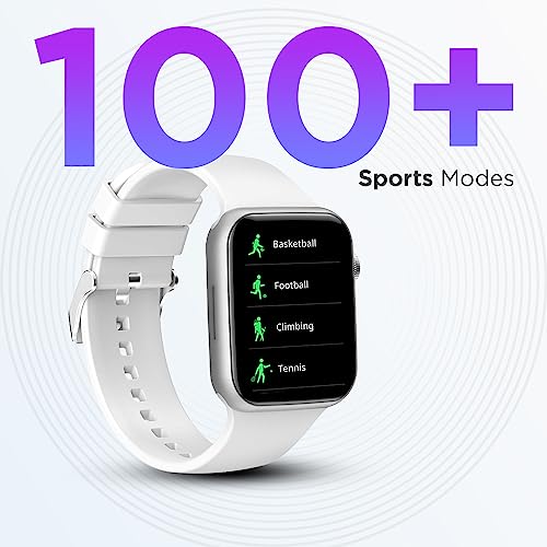 Image of Fire-Boltt Ring Plus 1.91 inch Bluetooth Calling Smartwatch Largest Full Touch Display & Full Metal Body, AI Voice, Over 100 Sports Modes, SpO2, Heart Rate Tracking