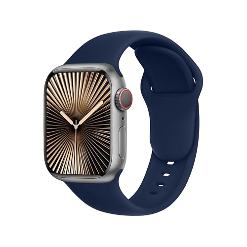 Bracelet Apple Watch Ultra 49mm 45mm 44mm sport femme bleu mariana