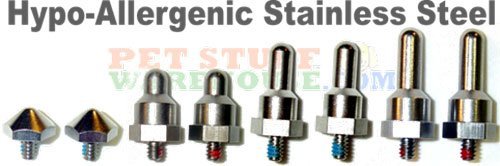 Perimeter Stainless Steel Contact Posts| Post Legnth| Extra Short (1/4