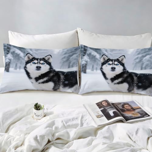 Housse de couette 140x200 microfibre premium et ses deux taies - 4