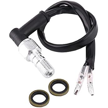 Motorcycle Brake Hose Hydraulic Switch Motorcycle Rear Hydraulic Brake Light Switch M10 with Washer M10x1 Standard
