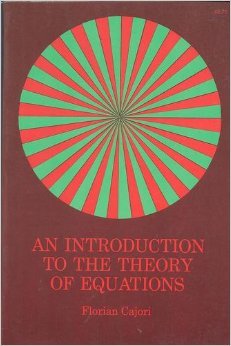 Paperback An introduction to the theory of equations Book