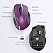 TECKNET Wireless Mouse, 2.4G Ergonomic Optical Mouse, Computer Mouse for Laptop, PC, Computer, Chromebook, Notebook, 6 Buttons, 24 Months Battery Life, 2600 DPI, 5 Adjustment Levels