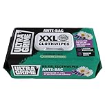UltraGrime Antibacterial Lavender Wet Wipes Alcohol-Free Heavy-Duty Cleaning Cloths & Hand Wipes - Multi-Purpose Kitchen, Toilet, Floor & Surface Cleaning - Extra Large Cloth Wipes (Pack of 80)