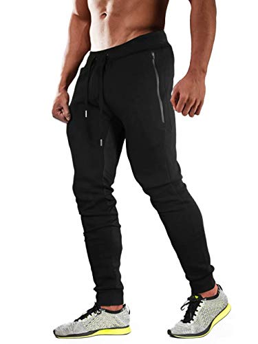 MAGCOMSEN Sweatpants for Men with Pockets Closed Bottom Mens Joggers ...