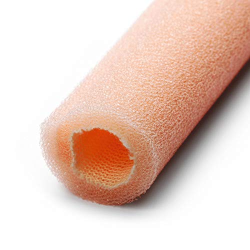 Ruck Schaumschlauch Ø 15 mm, 6 Stück, Weiß, Schaumstoff, Hardware-Rohr, Einzelstücke, 1 Stück