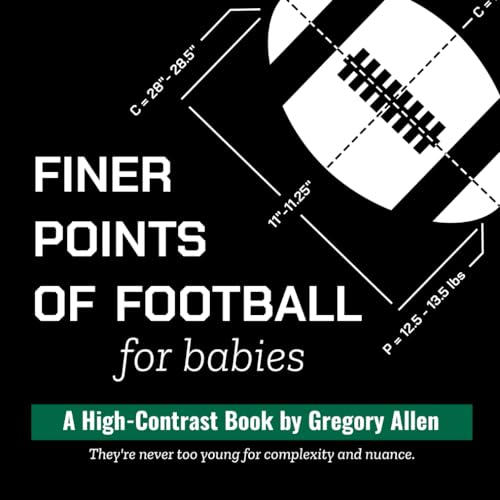Image of Finer Points of Football for Babies: A High-Contrast Book (Finer Points for Babies)
