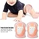 FILFEEL Baby Knieschoner Zum Krabbeln, Baby Krabbel Anti-Rutsch-Knie, Atmungsaktive Baby Krabbel Knieschoner Zum Baby Schutz Baby Walking