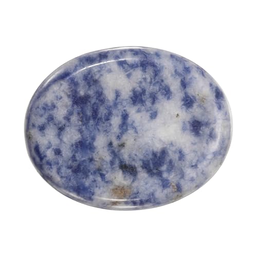 PATIKIL pierre anti-stress jaspe bleu tacheté