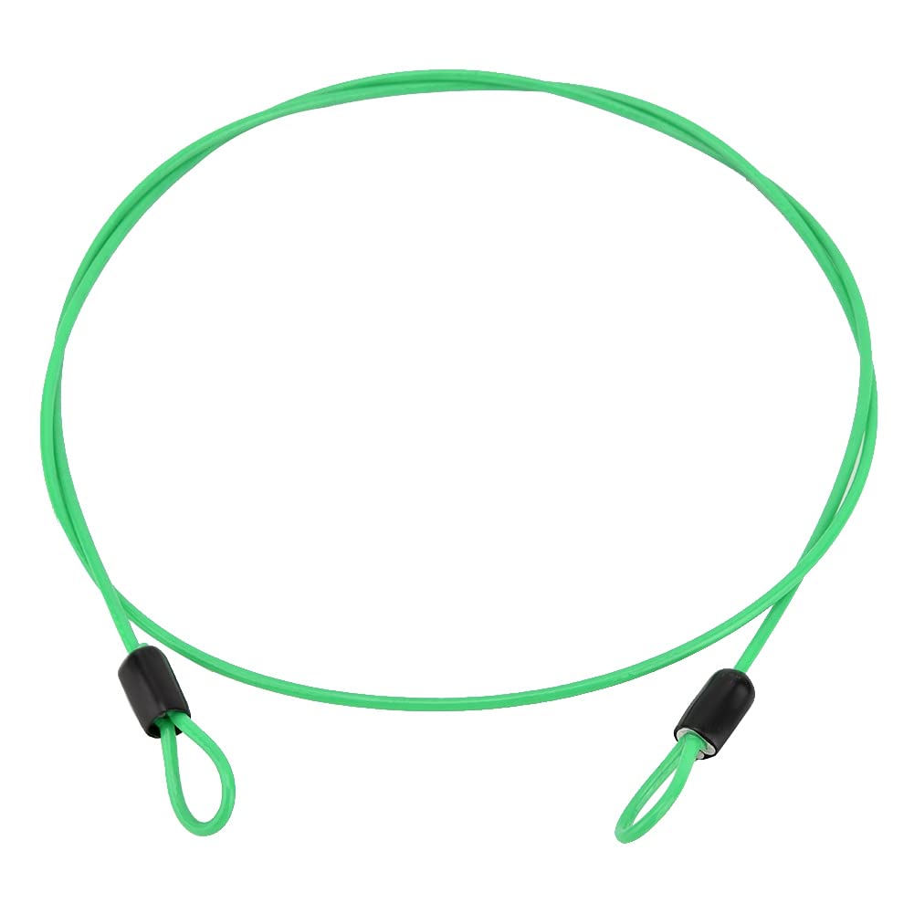 WNSC Cable Lock, High Reliability Security Lock Professional Manufacturing Exquisite for Bike for Bicycle(Green)