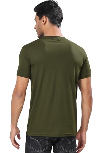 Image of T Shirt For Man | Men T-Shirts | Tshirt For Man Solid Cotton Blend Half Sleeve Regular Men Round Neck Tshirts | T-Shirts | Stylish | Gym Wear For Workout | T-Shirt | Crew Neck | Multi-Colored