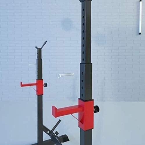 Barbell Stand Weight Lifting Rack Gym Family Fitness Pull-Up Bars Bench Press Multifunctional shelf Adjustable bracket Squat rack Men's fitness barbell rack Home indoor gym Strength training stan