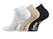 Produktbild TippTexx 24 Unisex, 12 Paar Ökotex Sneakersocken Bambussocken, handgekettelte kurze Socken mit zusätzlicher Garantie (Sortiert für Damen, 35-38)