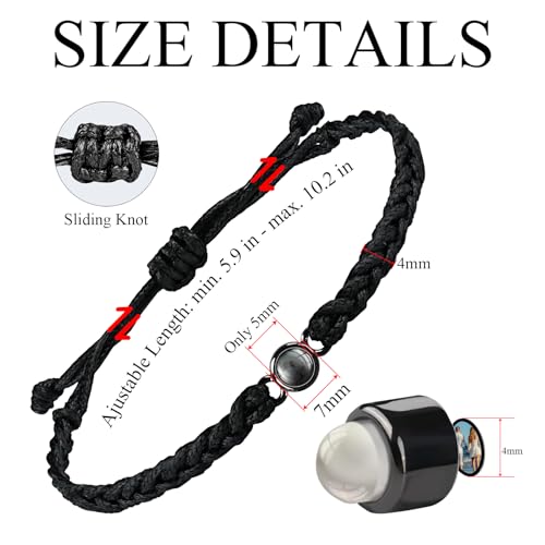 Custom Bracelets with Picture Inside, Picture Bracelet Personalized Photo, Memorial Gifts for Loved One2
