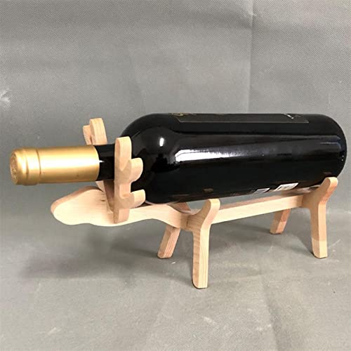 Soporte para botellas de vino de madera FENOKD miniatura 5