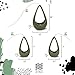 23 Bees, Hanging Air Plant Holder, White Hanger Ceramic Planter, Small Floating Succulent Pots Container, Cactus Holders with Metal Wire, 3 Pack