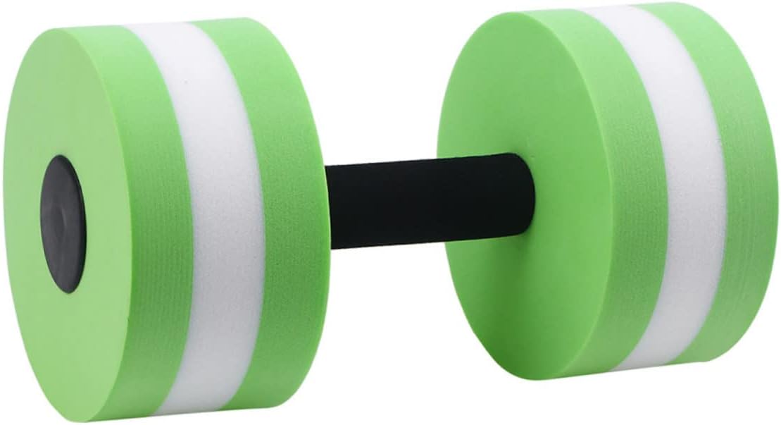 3pcs Swimming Pool Floating Dumbbells Water Barbell Aquatic Barbell Fitness Equipment