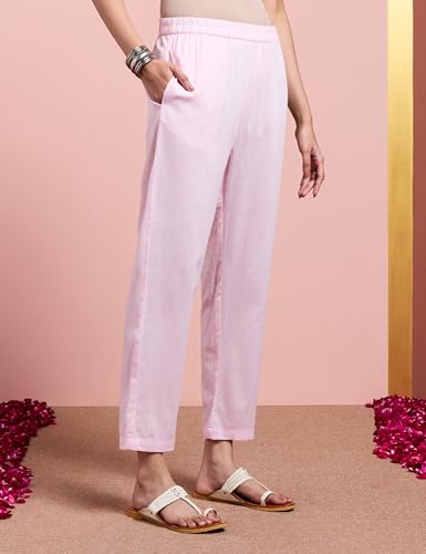 Image of Amazon Brand - Myx Women's Pure Cotton Embroidered Kurta Set with Dupatta (Available in Plus Sizes)