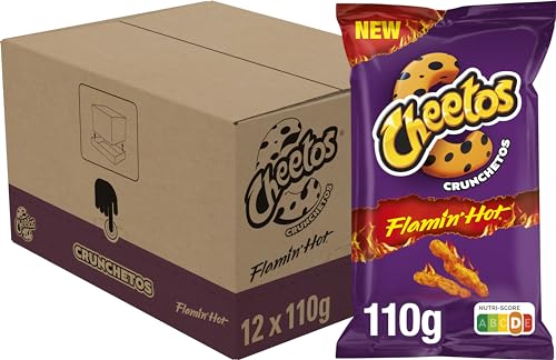 Cheetos | Crunchetos Flamin Hot | 12 x 110 gram