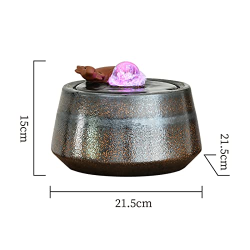Fontaine d'eau de table relaxation intérieure avec cascade apaisante