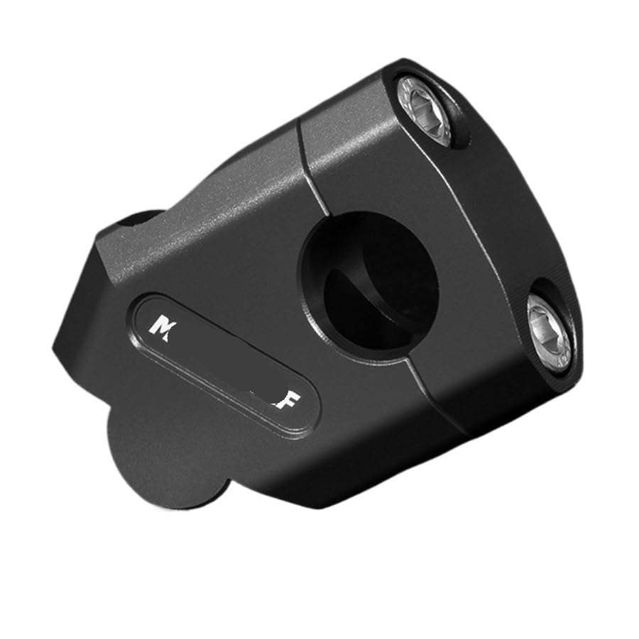 Barres serrage 22 mm moto avec clip montage guidon pour ajuster la position de conduite