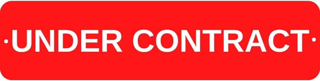 Real Estate Signs Riders Durable Aluminum Metal Signs With Different Messages For Real Estate 6x24 Under Contract