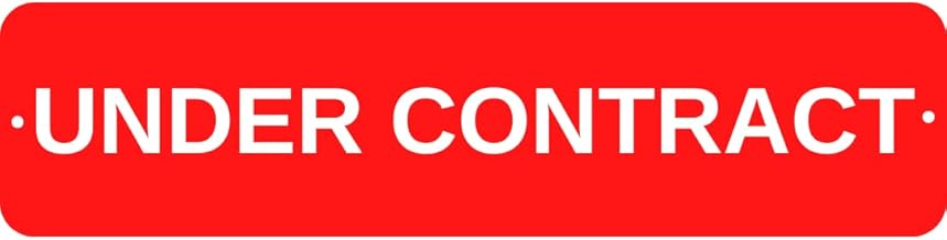 Real Estate Signs Riders Durable Aluminum Metal Signs With Different Messages For Real Estate 6x24 (Under Contract)