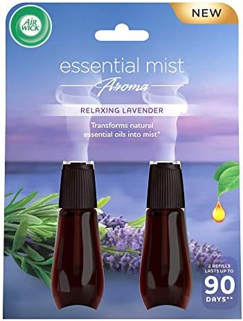 Airwick Air Freshener Essential Mist Aroma Refill Energising Orange Blossom and Lime 20 ml (Pack of 3)