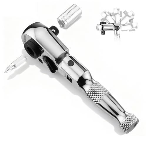 WORKPRO 1/4 Drive Stubby Ratchet Reversible Direction Switch CrMo Alloy