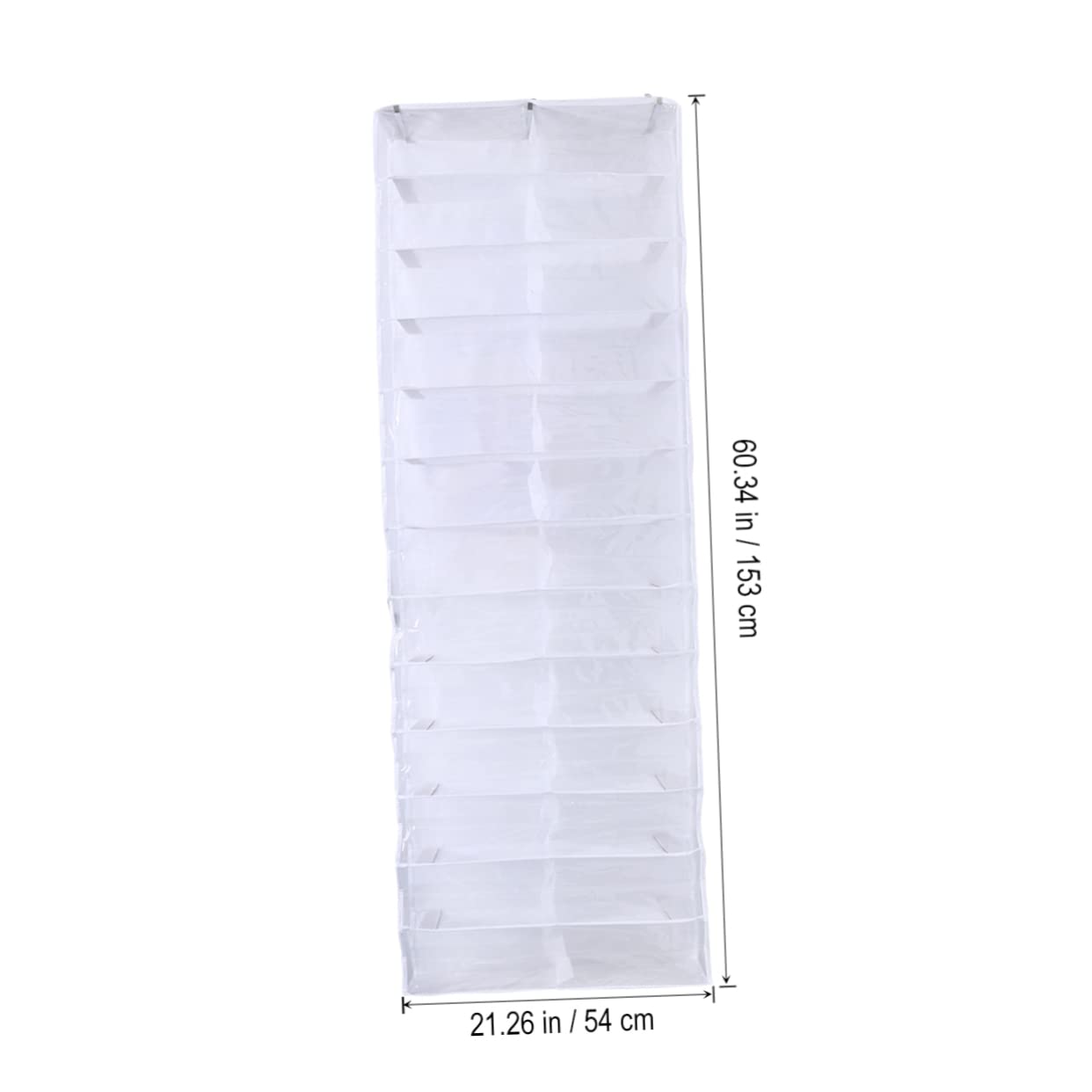 LALADEFIEE Hanging Shoe Organizer 26 Large Pockets Door Rack Closet Storage Space Saving for Shoes Slippers Belts Scarves
