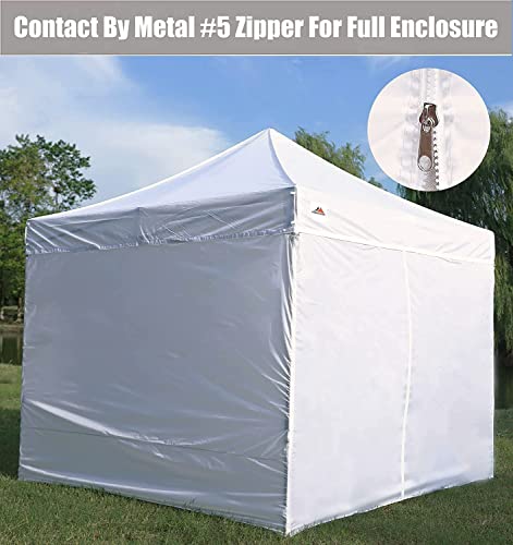 Scocanopy Sidewall For 10X10 Canopy Frame, 3 Pack Sunwall With 1 Pack Door Only,Gray #TOP6