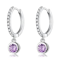 White Gold-Purple CZ