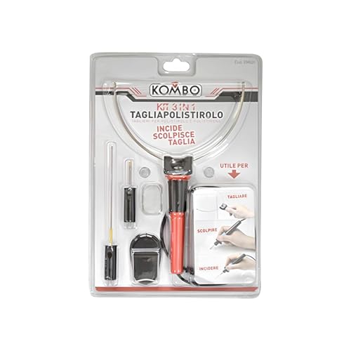 KOMBO - Tagliapolistirolo Elettrico 3 in 1 con Arco a