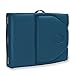 Saloniture Professional Portable Massage Table with Backrest - Blue
