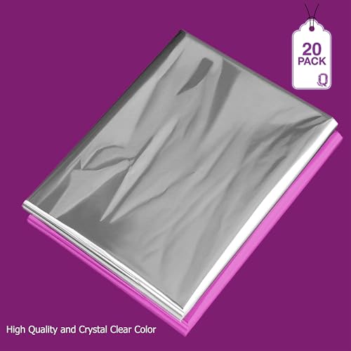 Image of Purple Q Crafts Shrink Wrap Basket Bags 20 Pack For Gift Baskets Clear cellophane PVC Shrink Bags 24 inchX 30 inch