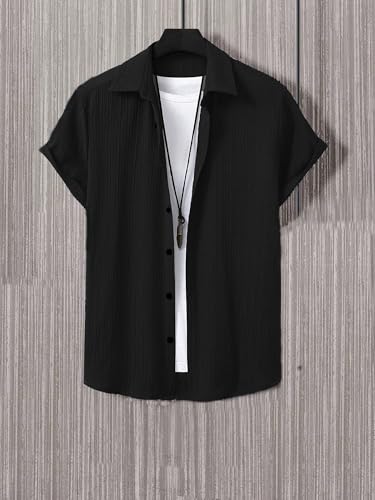 Image of Lymio Stylish Casual Regular Fit Shirt for Men|| Men Regular Fit Shirt (Available in Combo Packs) (S-Kent-)
