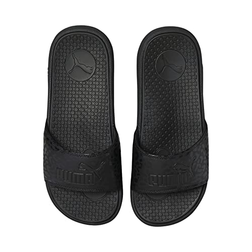 PUMA Womens Cool Cat Matte & Shine Slide Casual Sandals Casual - Black4