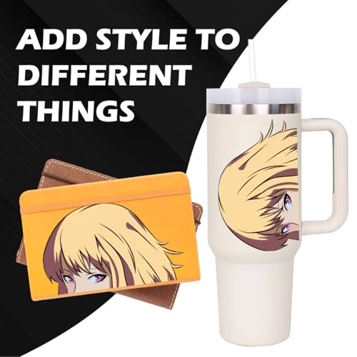 Image of Solo Leveling Peeker Anime Manga Decal Water Resistant Sticker Indoor Use Ideal for Laptop Window (Cha Hae-in)