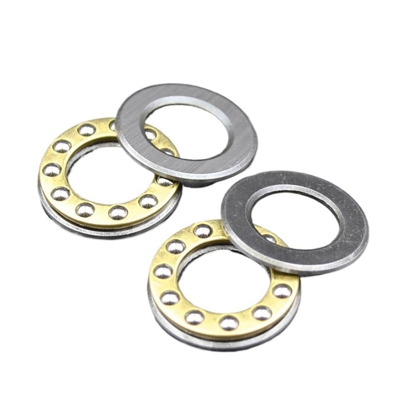Cojinete de empuje F12-21M f12 21m 5, 12 x 21 x 5 mm, rodamiento plano miniatura, diámetro interior de 12 mm, rodamientos axiales de bolas pequeños(2Pcs)