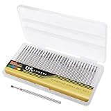 Nail Drill Bits, Diamond Cuticle Drill Bits for Electric Nail File, Cuticle Bits, Diamond Manicure Bits, Brocas para Drill Nails, 3/32 inch 30PCS Kit