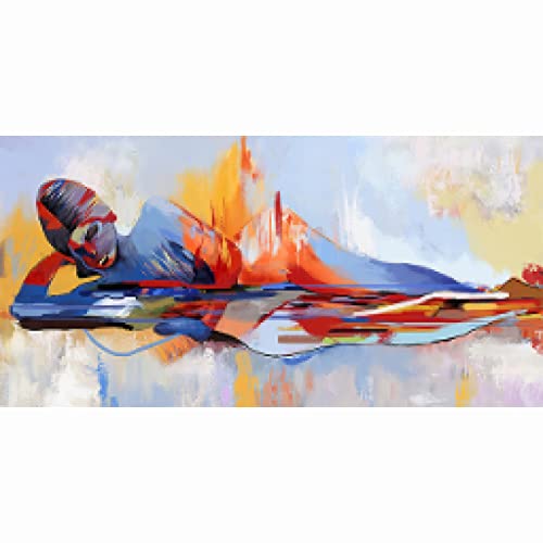 Toile Bouddha grand format pour salon moderne et espace de méditation zen 40x80cm
