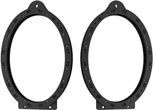 Rear Deck Speaker Adapter Spacer Rings Fits 2010-2015 Chevy Chevrolet Camaro & Other GM Vehicles - SAK067_69-1 Pair
