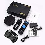 T95Z Plus Android 7.1 TV Box Amlogic S912 Octa Core 3GB/32GB Dual Band WiFi 2.4GHz/5.0GHz 4K HD TV Box with Backlit Mini Wireless Keyboard