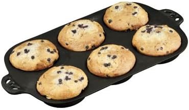 Cast Iron Muffin Toppers Biscuit Pan