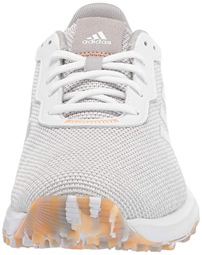 Adidas Mens S2G Golf Shoe, Grey/White/Hazy Orange, 9 Us #TOP1