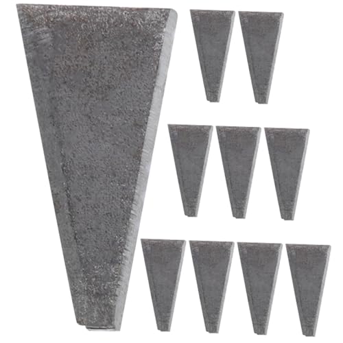 GALPADA Outils De Réparation Cale En Acier à Haute Teneur En Carbone Lot De 10 Pour Renforcement D'haches Et Marteaux, Fixation Sûre Pour Usage Professionnel Et Amateur