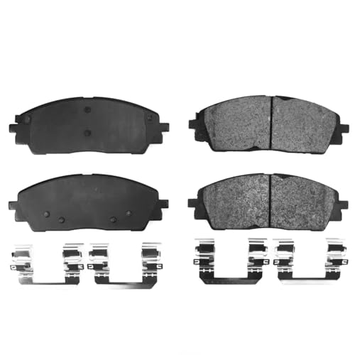 Image of Detroit Axle - Front Brake Pads for 2022 2023 Kia Carnival, Ceramic Brake Pads with Hardware Replacement