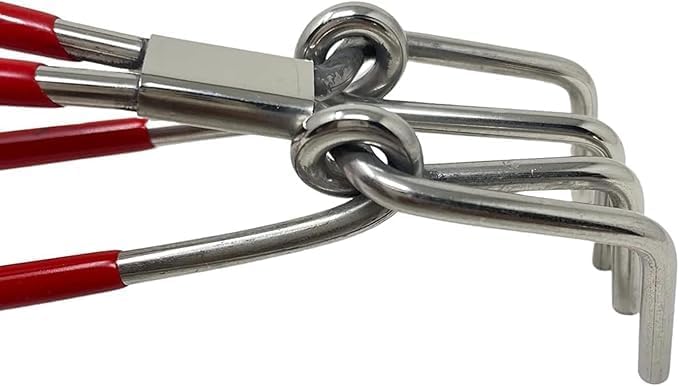 Image of Stainless Steel Hot Vessel Tong Holder for Kitchen | Multipurpose Pan, Pot & Bowl Gripper Clamp