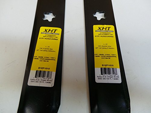 Ocimocylo Lawn Mower Blade B1EP1010 Set of 2 fit AYP 138498,127843,138971,138498,131323 ;#by:littleredsstuff